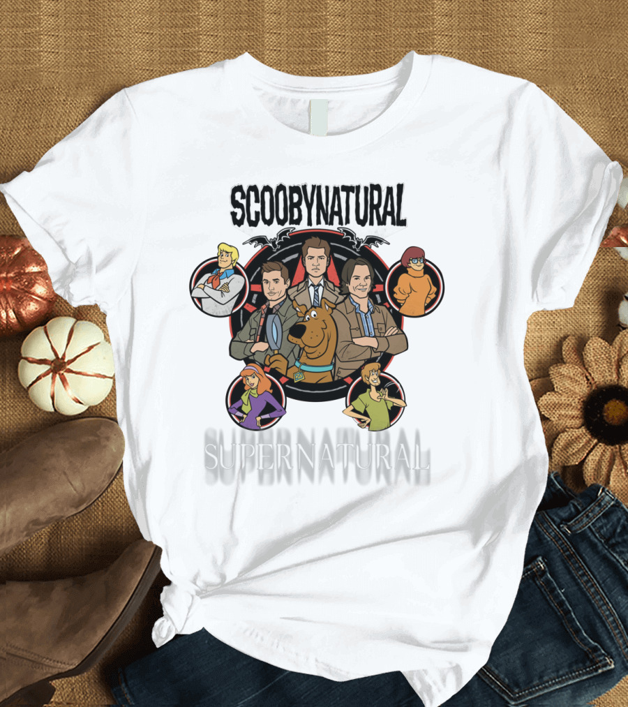 Scoobynatural Supernatural Parody Featuring Scooby Doo Cast and Characters T-Shirt