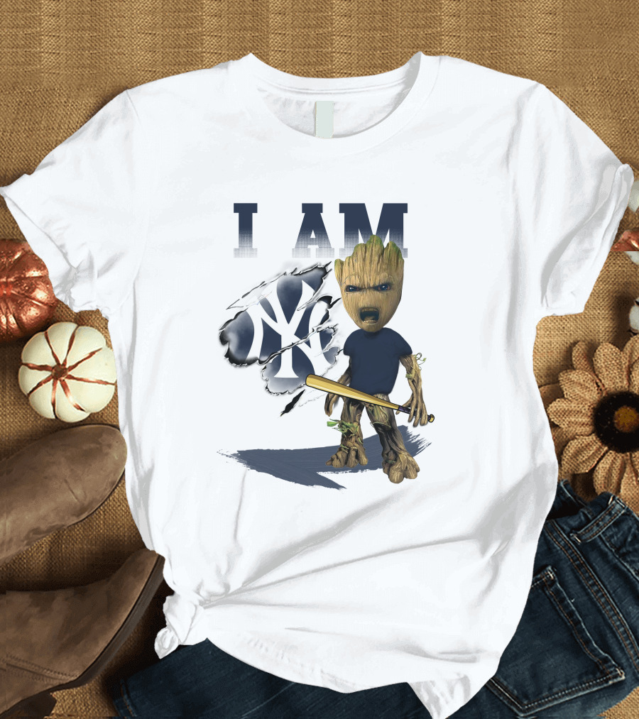 I Am New York Yankees Groot T-Shirt