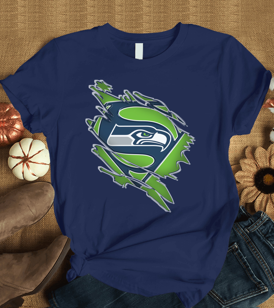 Seahawks Super Logo Emblem T-Shirt