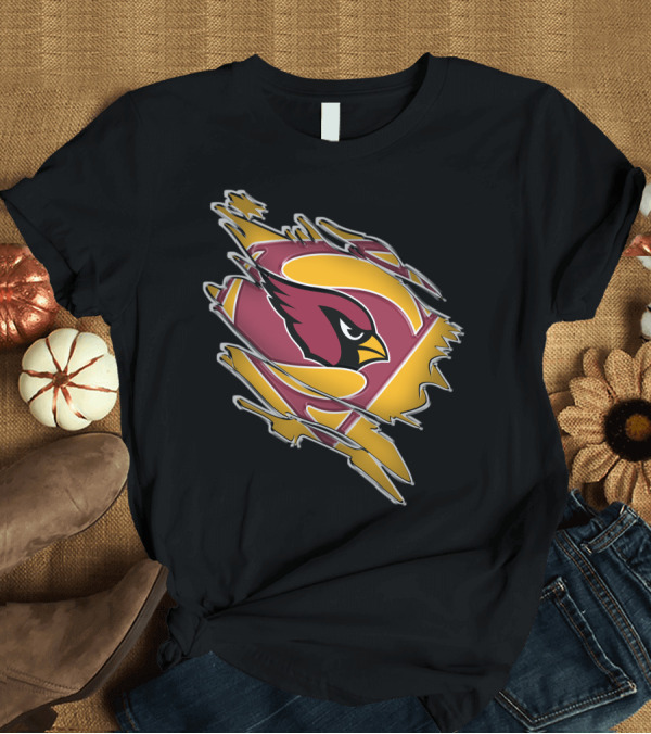 T-Shirt: Cardinals Super Hero Emblem Display T-Shirt Cardinals Super Hero Emblem Display T-Shirt