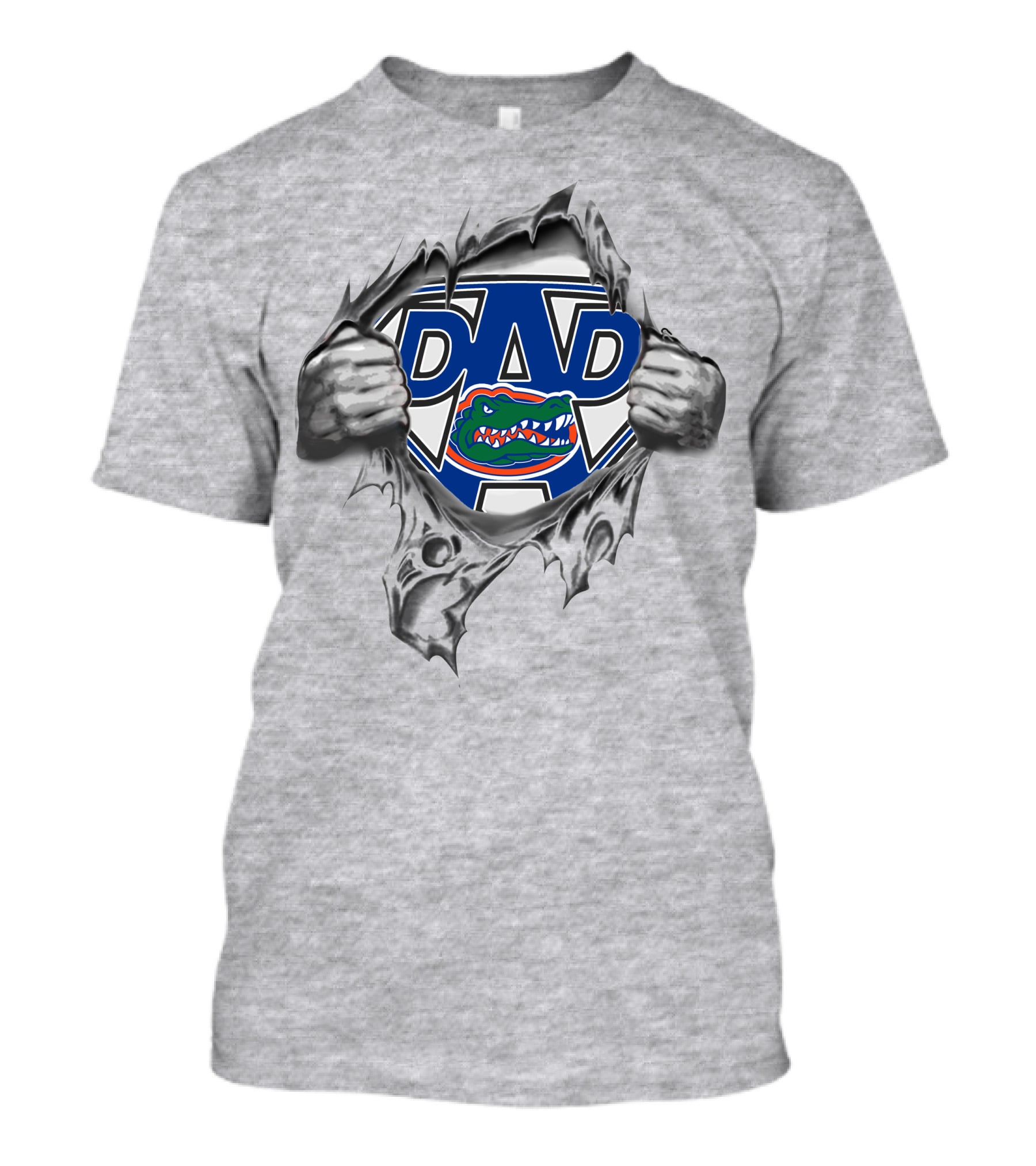 Florida Gators Dad Superhero Alligator T-Shirt