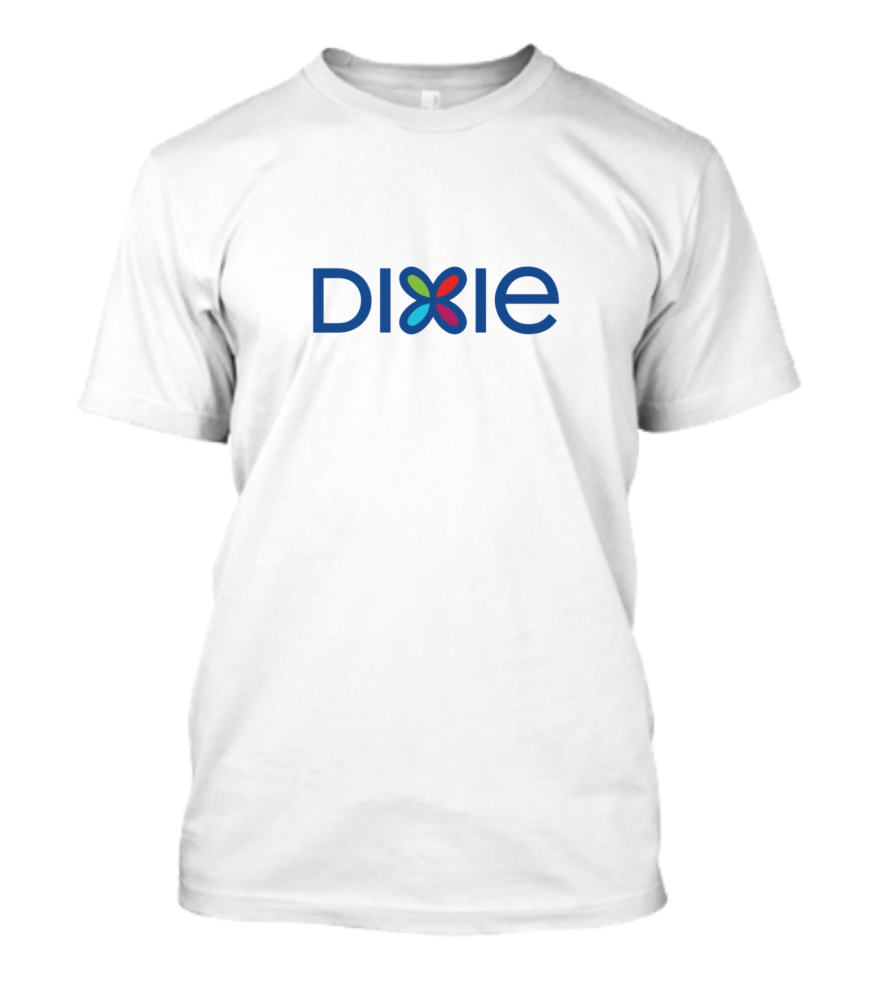 Dixie Blue Red Green Flower T-Shirt