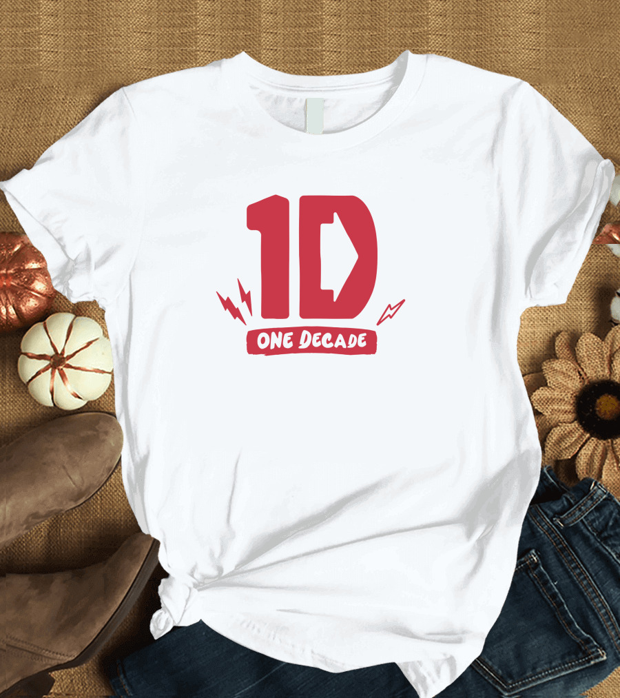 1D One Decade Anniversary T-Shirt