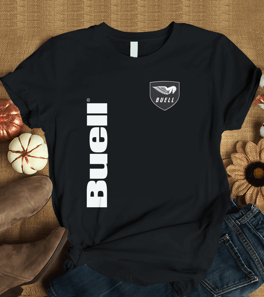 Buell Winged Logo Black T-Shirt