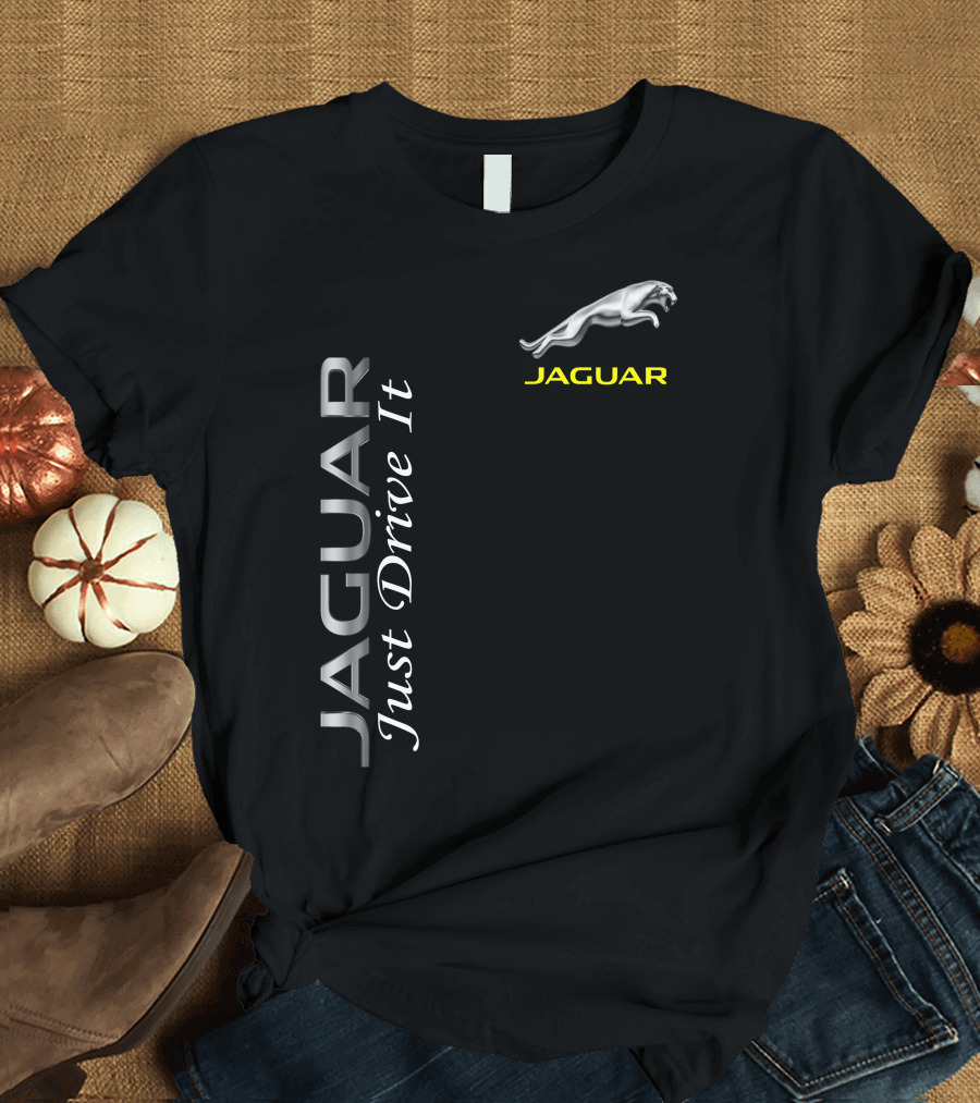 JAGUAR Just Drive It Silver T-Shirt