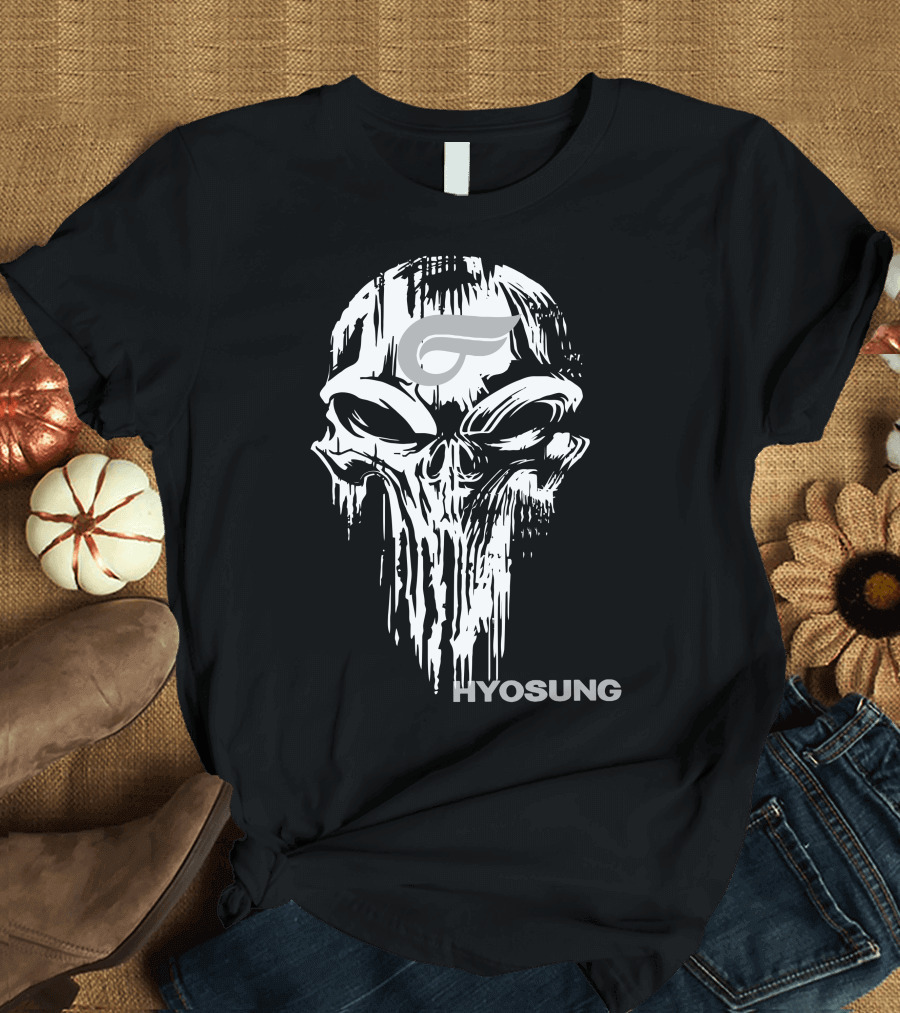 HYOSUNG Skull with Stylized T-Shirt