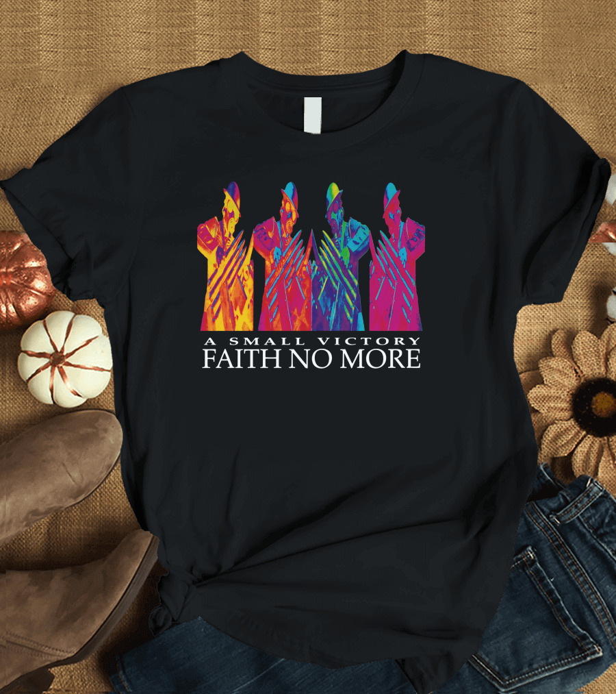 A Small Victory Faith No More Colorful Figures T-Shirt
