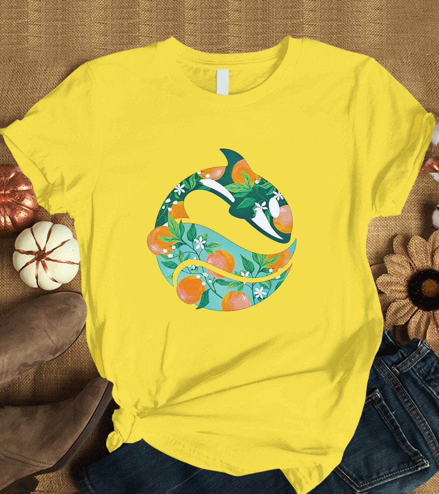 SeaWorld Busch Gardens Florida Local Orange Blossom Orca T-Shirt