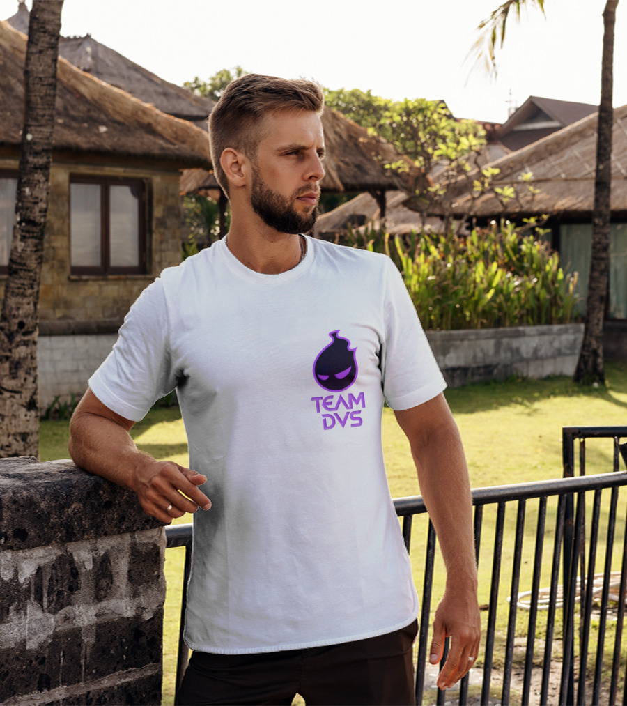 Team DVS Purple Flame Icon T-Shirt