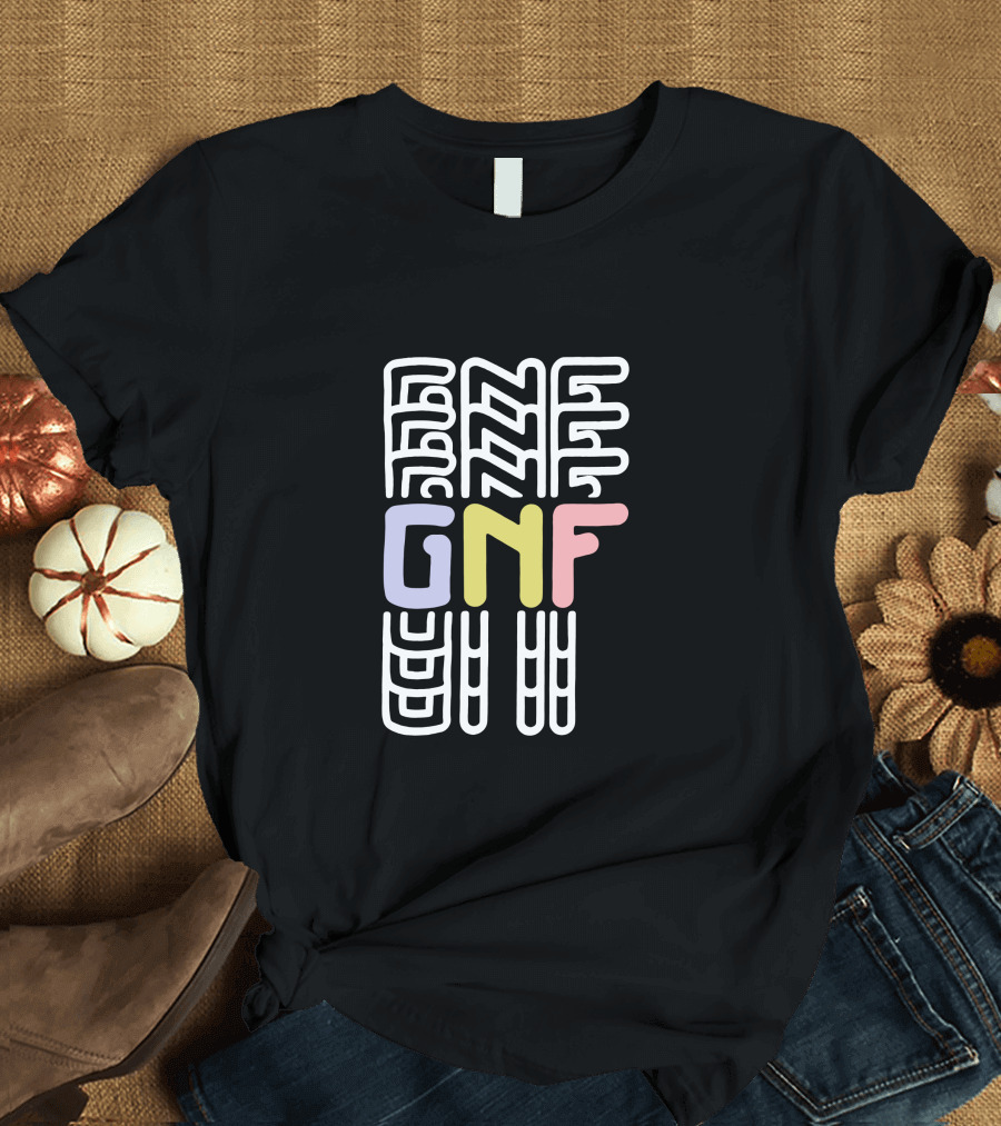 GeorgeNotFound Merch GNF Pastel Lettering T-Shirt