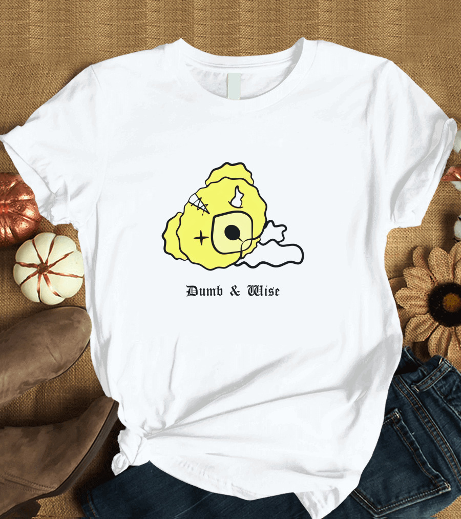 Sam Golbach Merch Dumb and Wise Yellow Cartoon Face T-Shirt