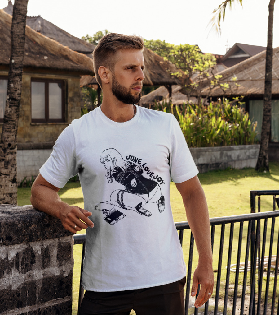 June Lovejoy Ropeplay Merch Comic T-Shirt