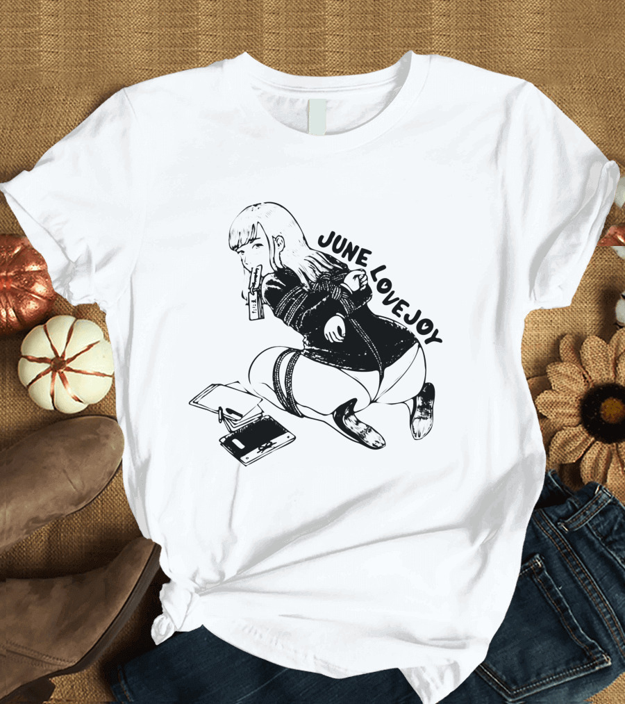 June Lovejoy Ropeplay Merch Comic T-Shirt
