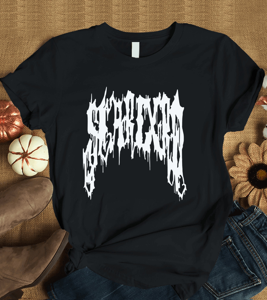 Scarlxrd Merch Metal Iconic Dripping Font T-Shirt