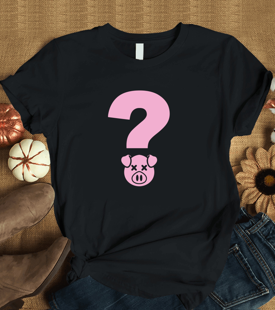 Shane Dawson Merch Mystery Pig Question Mark T-Shirt