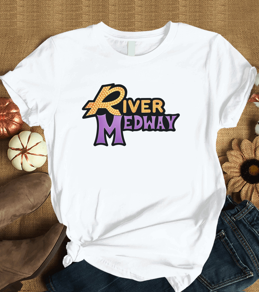 River Medway Merch Shop Bold Lettering T-Shirt