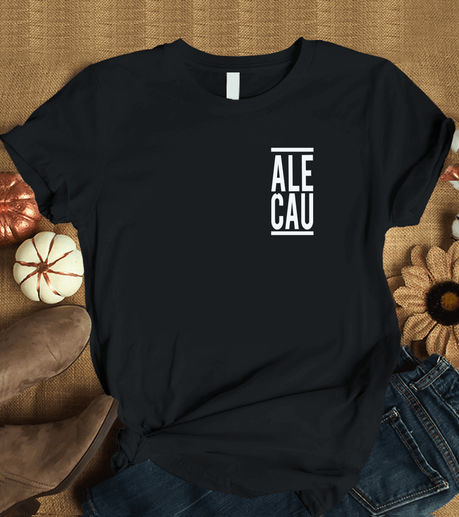 ALECAU Minimalist Text T-Shirt