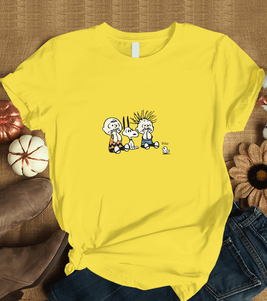 Snoopy Boo Peanuts Charlie Brown Woodstock Collection T-Shirt