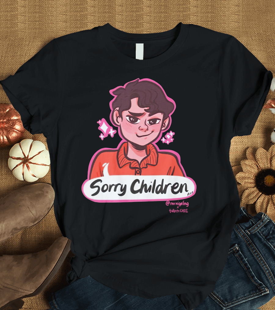 Sorry Children Uncle Roger Merch by MrNigelNG x tidbitsCHOI T-Shirt