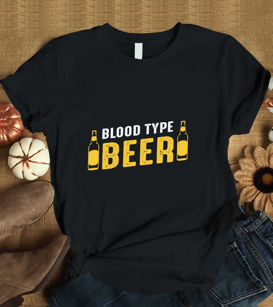 Blood Type Beer Bottles T-Shirt