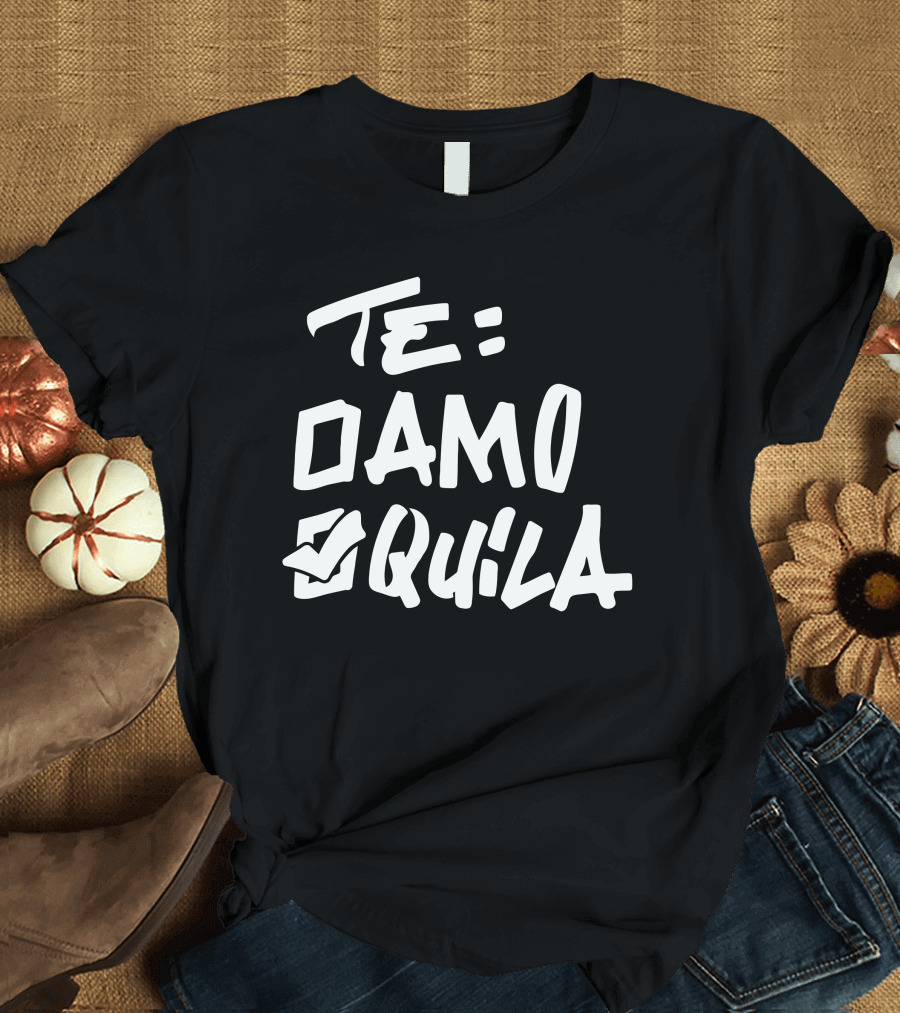 Te Amo Tequila Checked Box T-Shirt