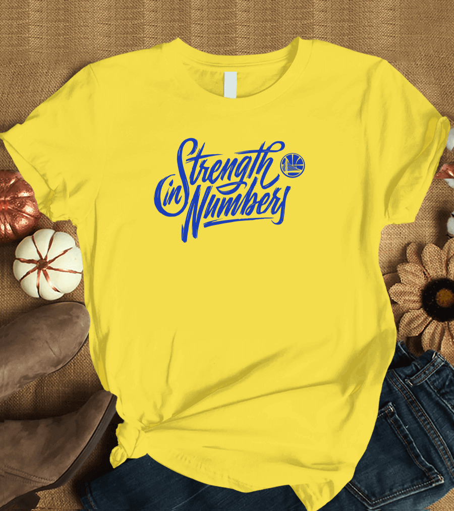 Strength In Numbers Warriors Basketball Iconic T-Shirt