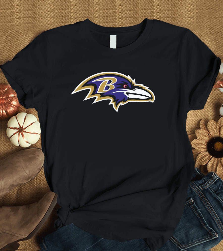 Baltimore Ravens Logo with Stylized B T-Shirt