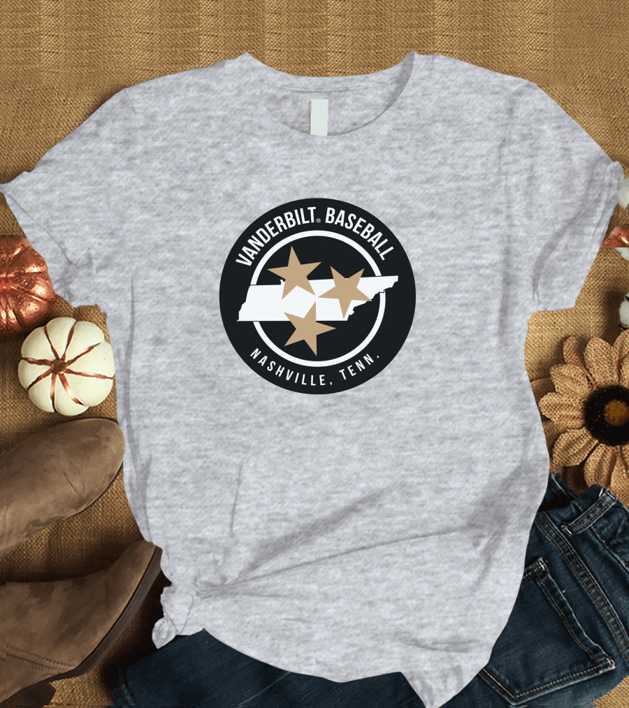 Vanderbilt Baseball Nashville Tenn Vucommodores Merch T-Shirt