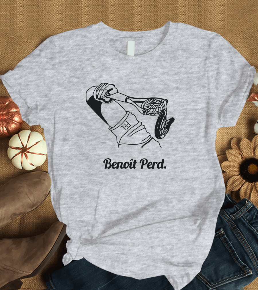 Benoît Perd Ffl Lose Merchandise Tennis Racket Image T-Shirt