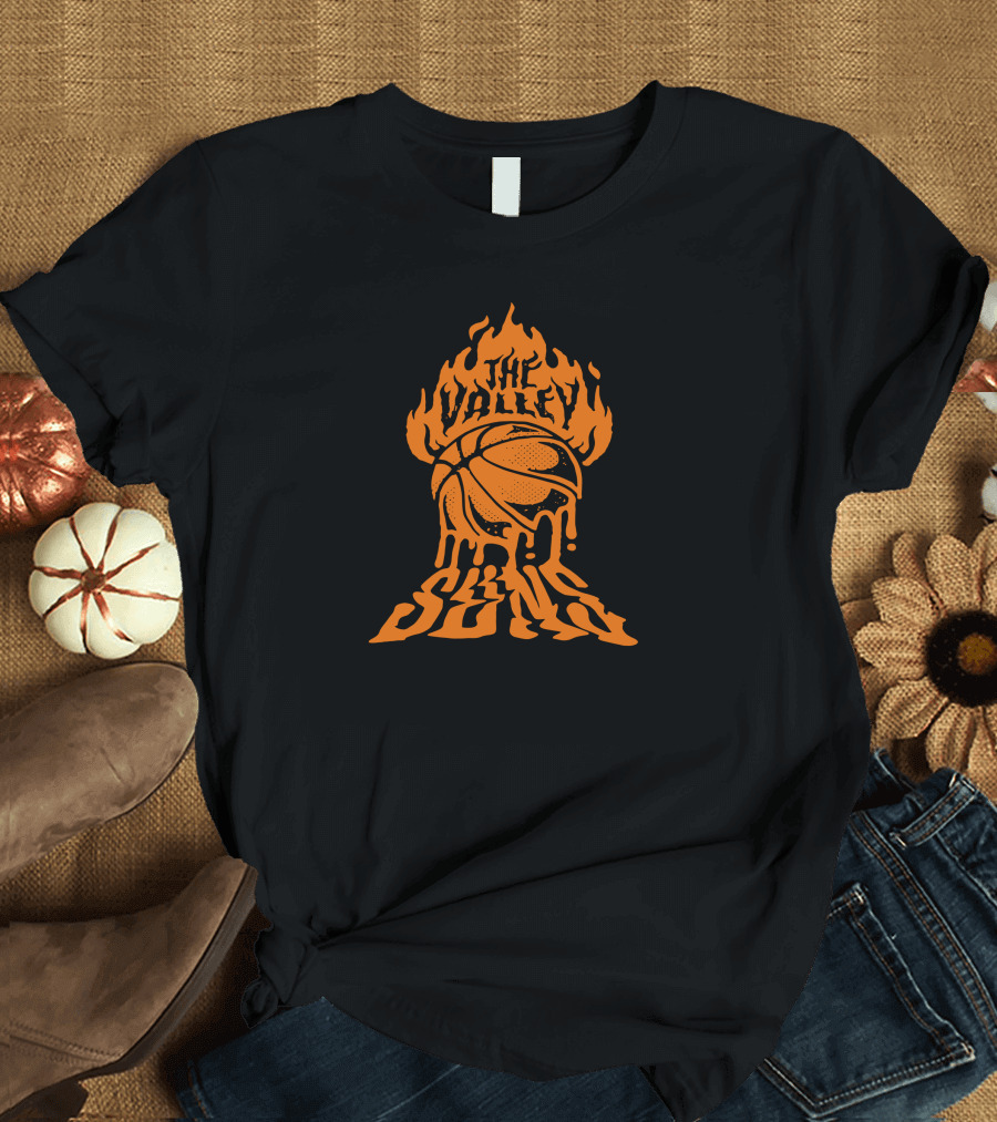 Phoenix Suns Basketball The Valley Suns Flame T-Shirt