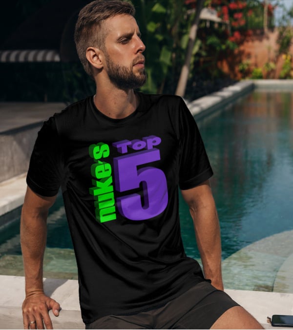 Nukestop5 Nuke's Top 5 Logo Merch T-Shirt