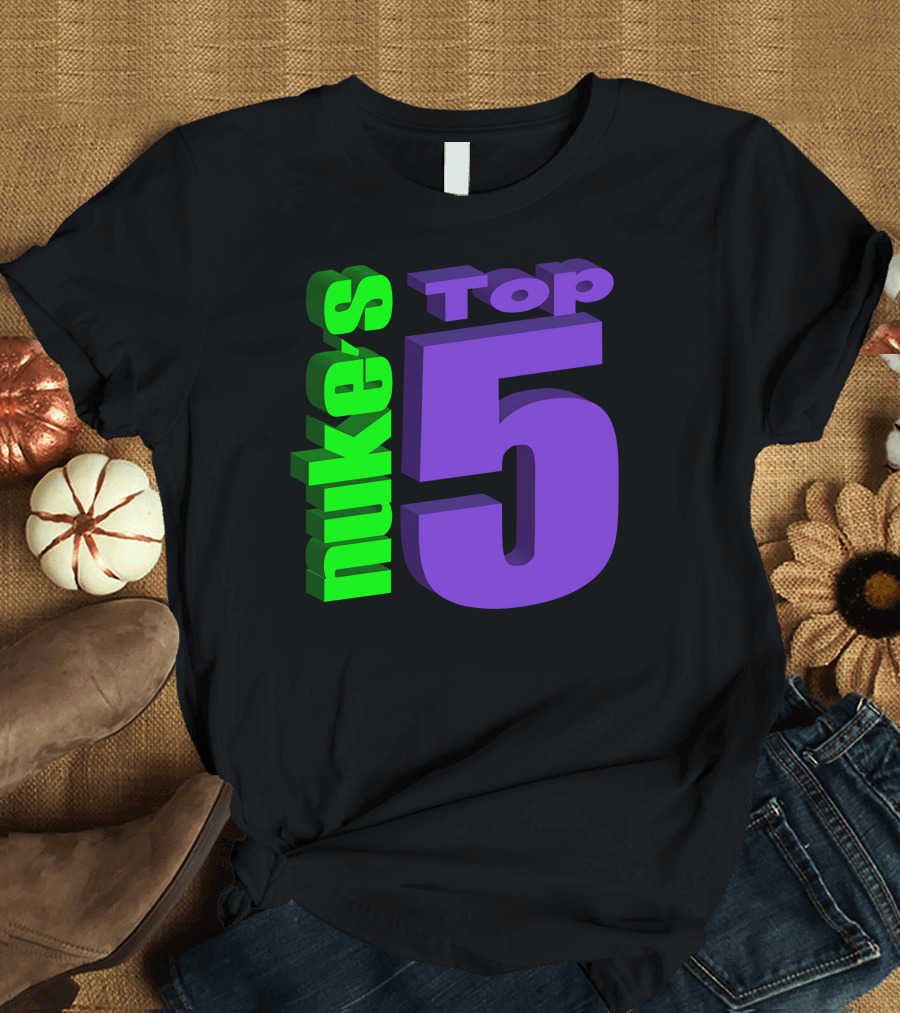 Nukestop5 Nuke's Top 5 Logo Merch T-Shirt