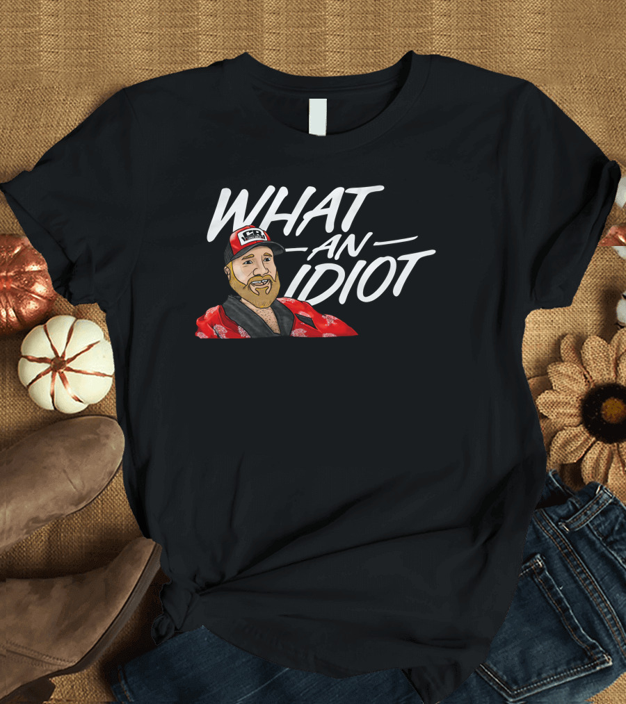 Brett Griffin What An Idiot Racer Hat Character T-Shirt