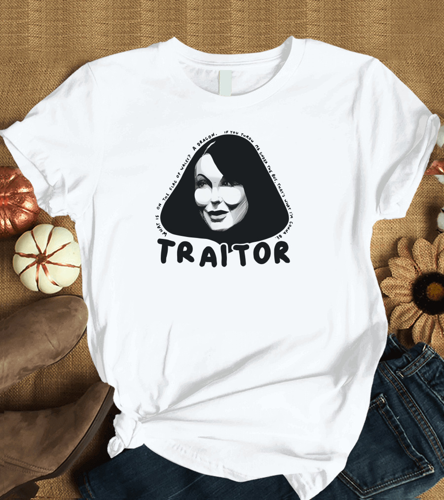 TRAITOR Amanda What Is On The Face Of A Dragon T-Shirt