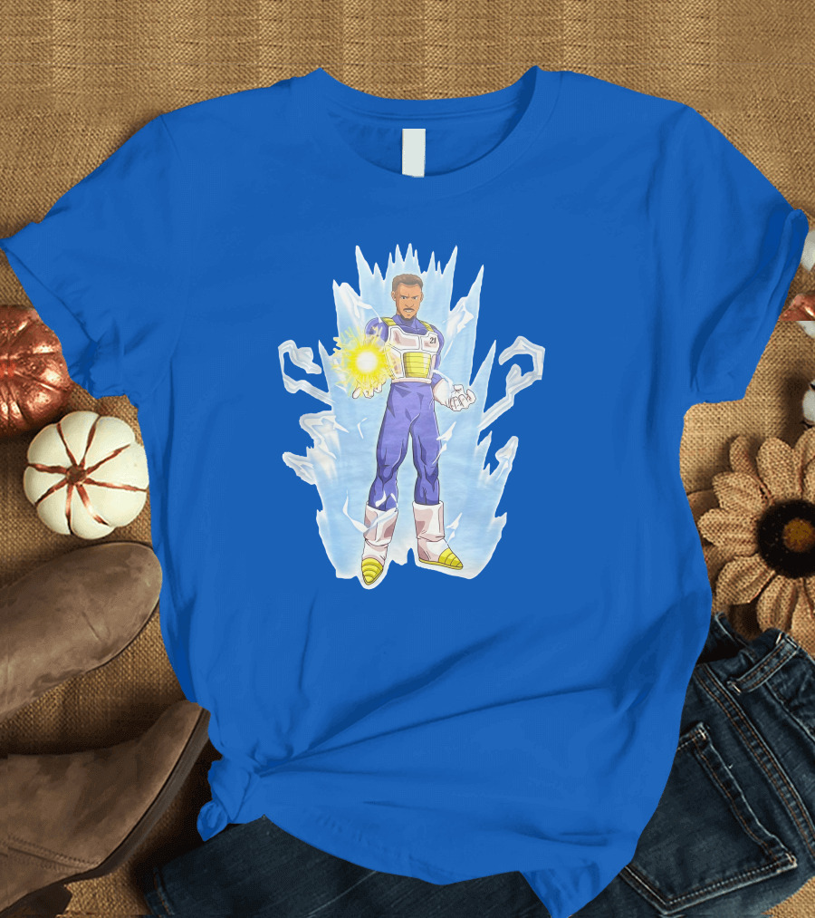 Josh Robbins Daniel Gafford Vegeta Super Saiyan Dragon Ball Z Power-Up T-Shirt