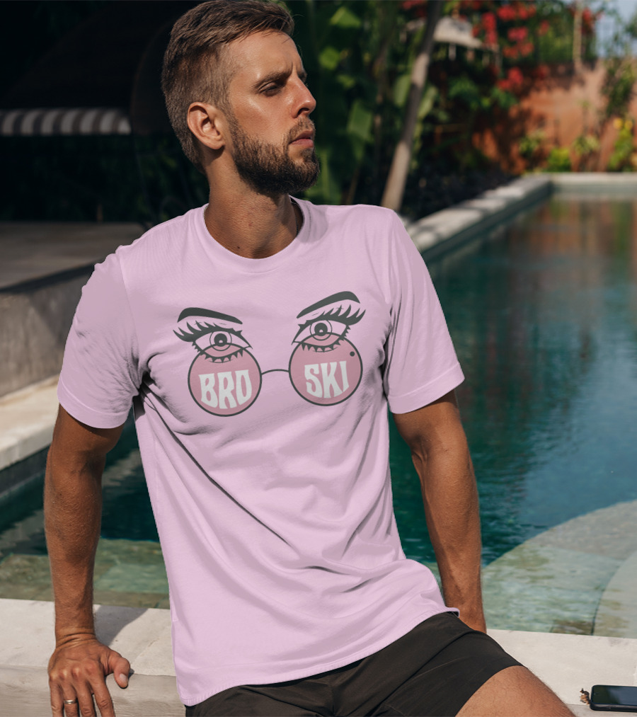 Brittany Broski Bro Ski Eyeglasses T-Shirt