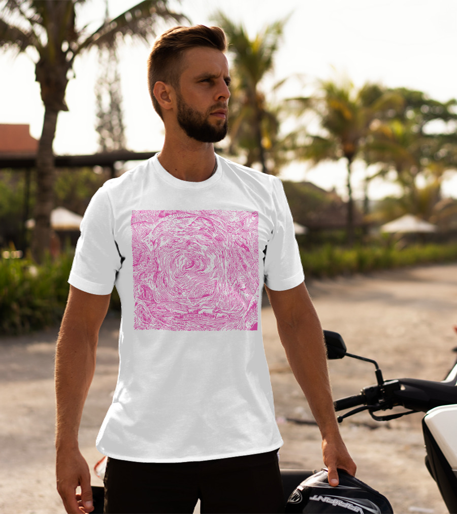 Fewjar Merch Pink Swirl T-Shirt