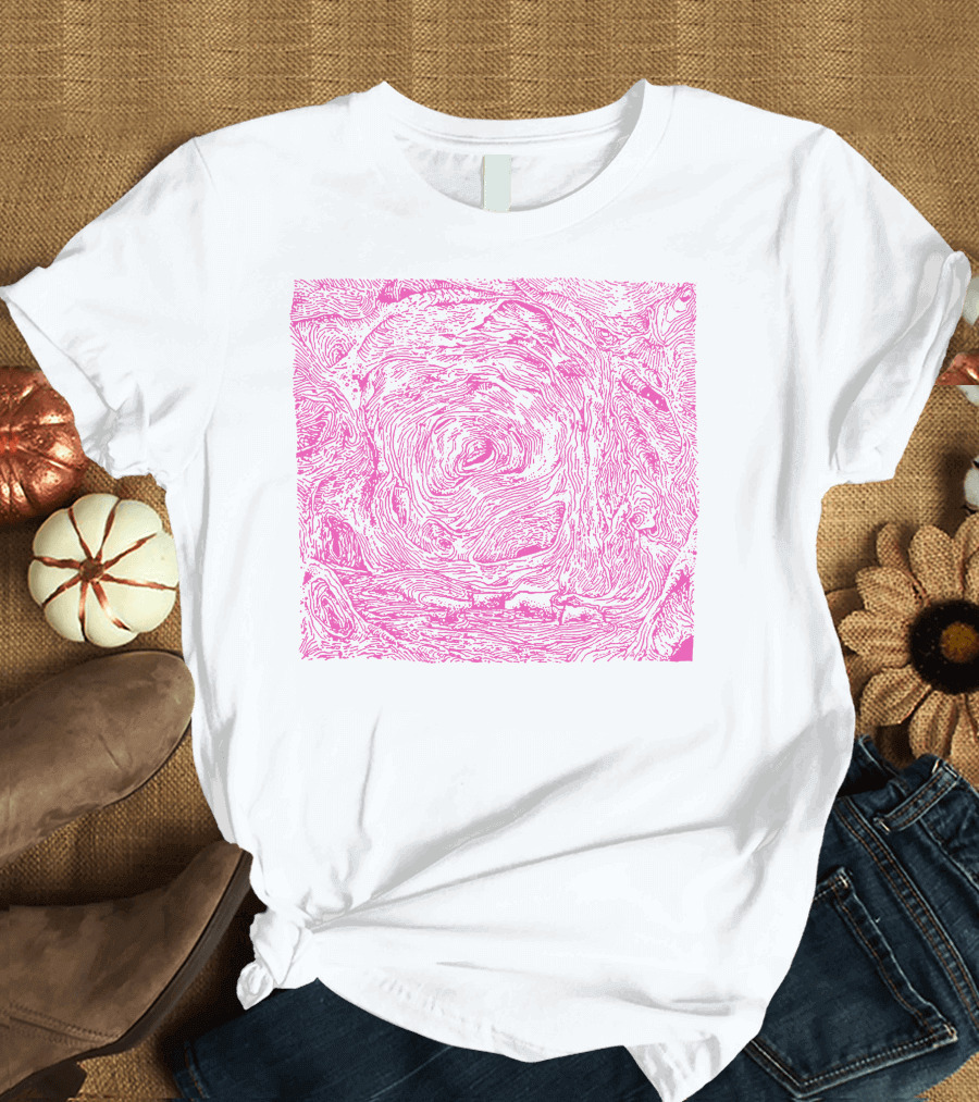 Fewjar Merch Pink Swirl T-Shirt
