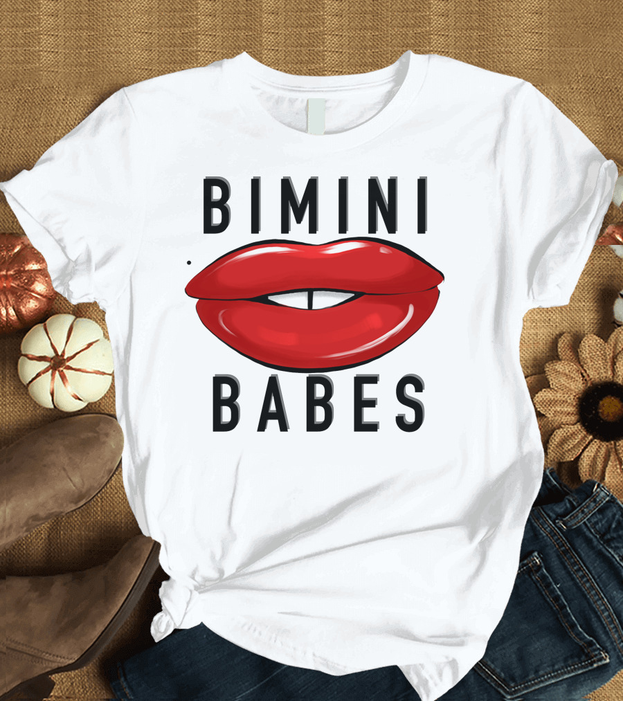 Bimini Babes Red Lips Bimini Bon Boulash Merch T-Shirt