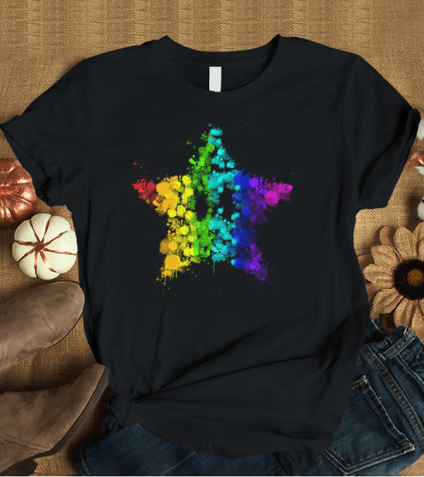 T-Shirt: Simpleflips Merch Rainbow Starburst T-Shirt Simpleflips Merch Rainbow Starburst T-Shirt