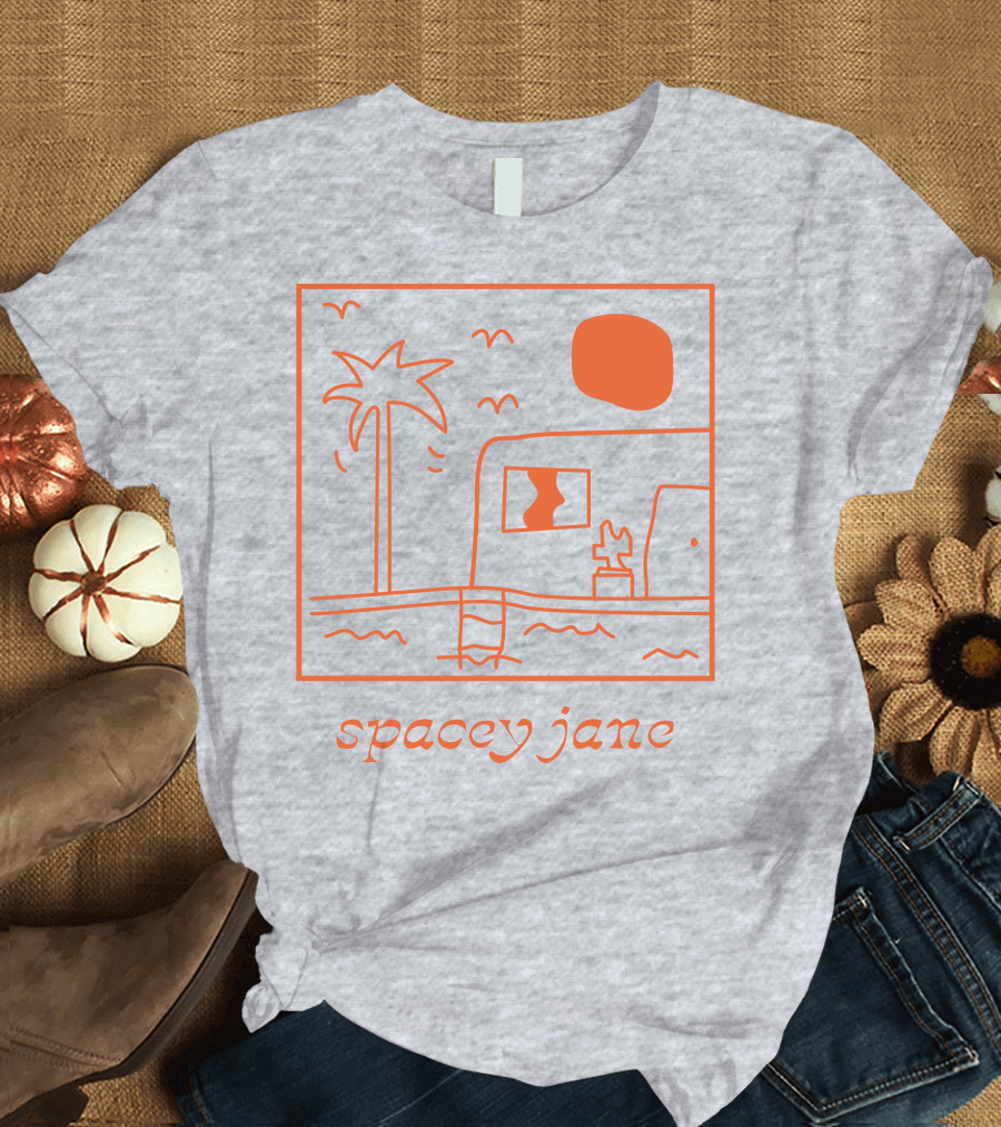 Spacey Jane Palm Tree and House T-Shirt