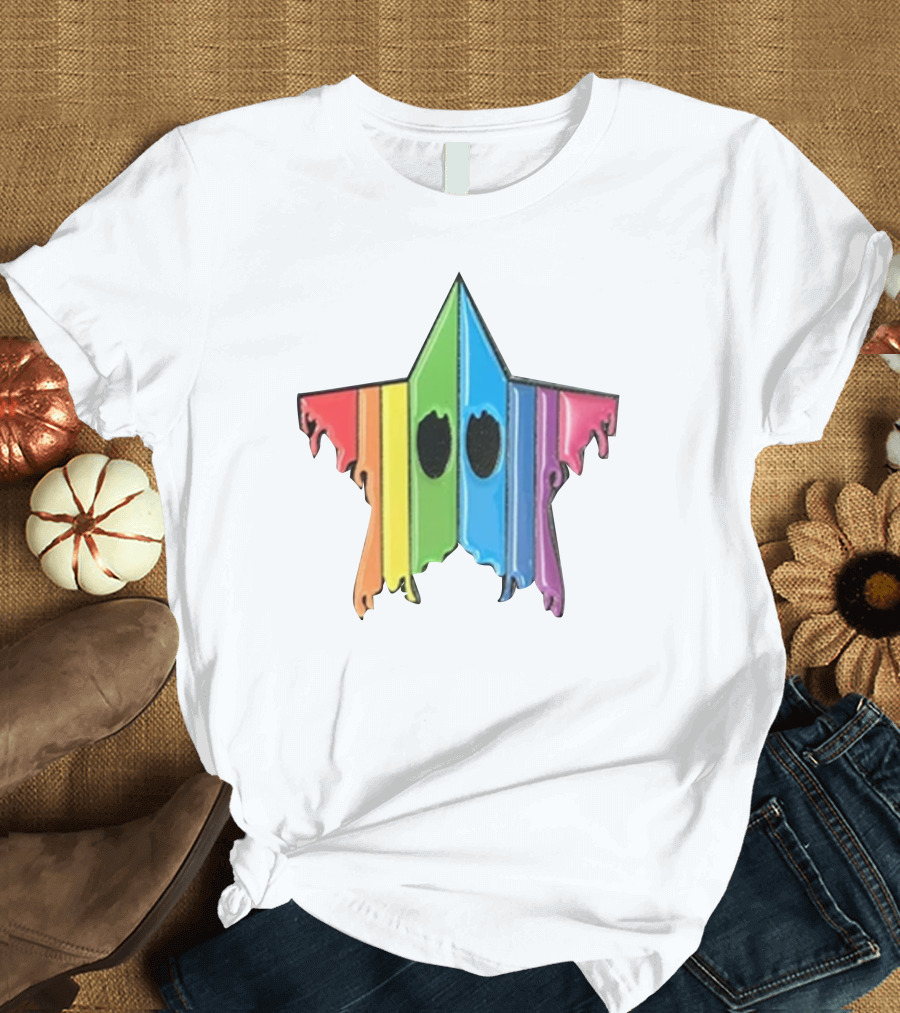 Dripping Rainbow Star Simpleflips Store T-Shirt