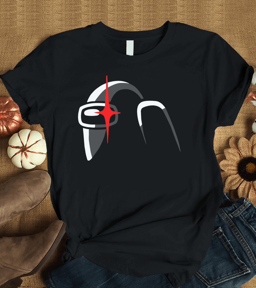 Among Us Crewmate with Red Star Eye T-Shirt