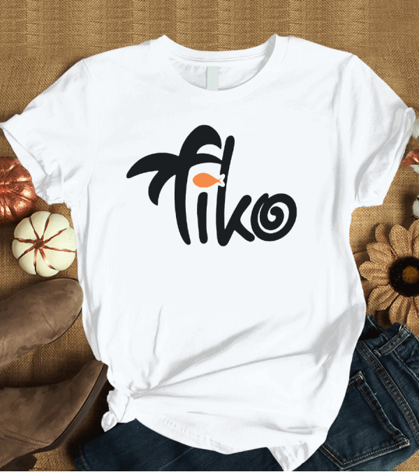 T-Shirt: Tiko Fish Logo with Palm Tree T-Shirt Tiko Fish Logo with Palm Tree T-Shirt