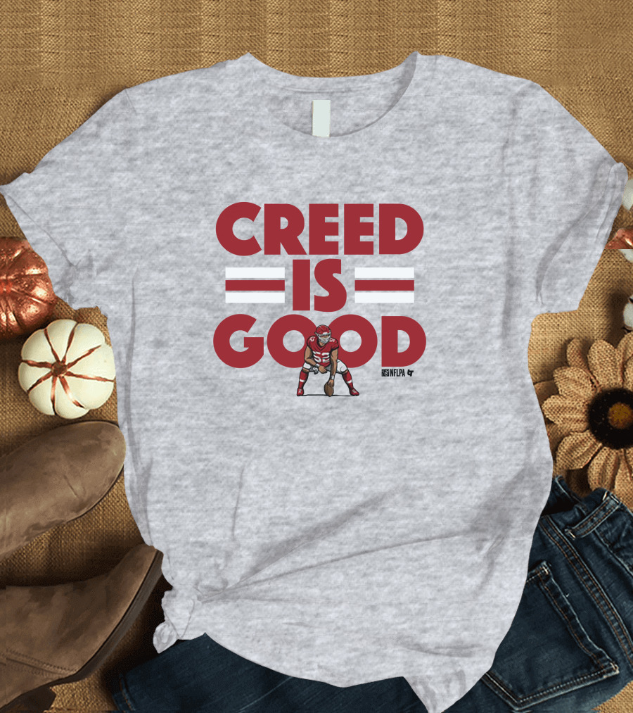 Creed Is Good NFLPA Player Football T-Shirt