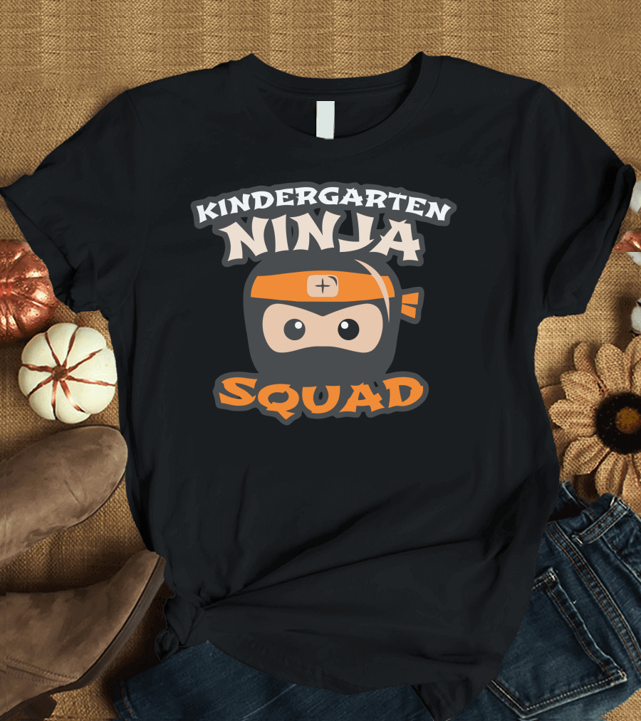 Kindergarten Ninja Squad First Day of Kindergarten T-Shirt