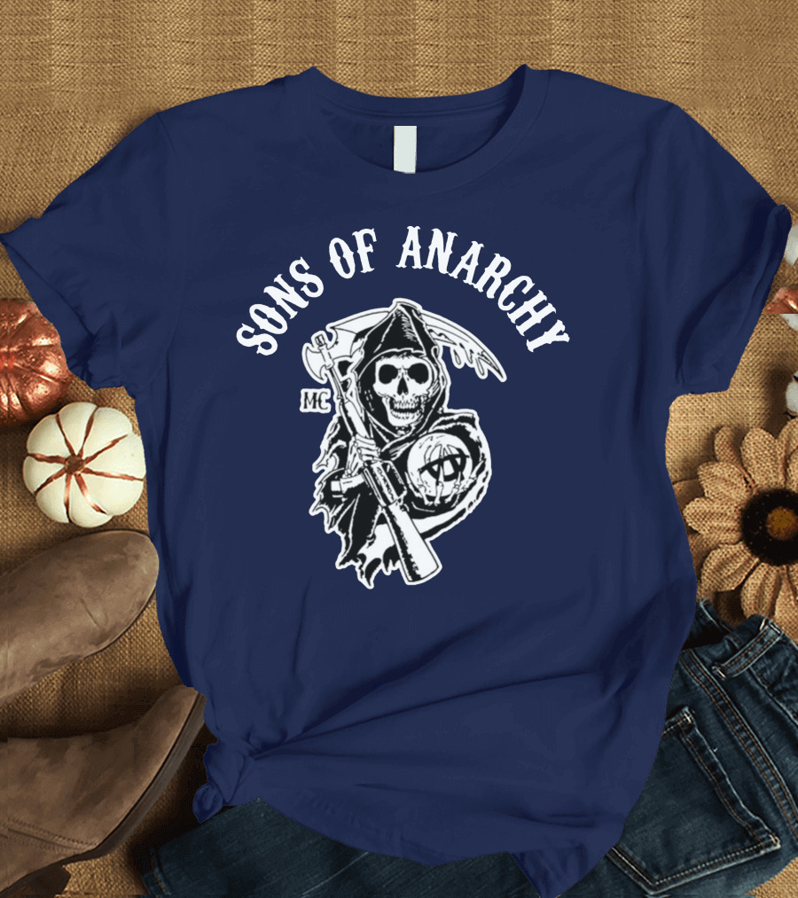 Sons of Anarchy MC Grim Reaper Iconic Merchandise T-Shirt