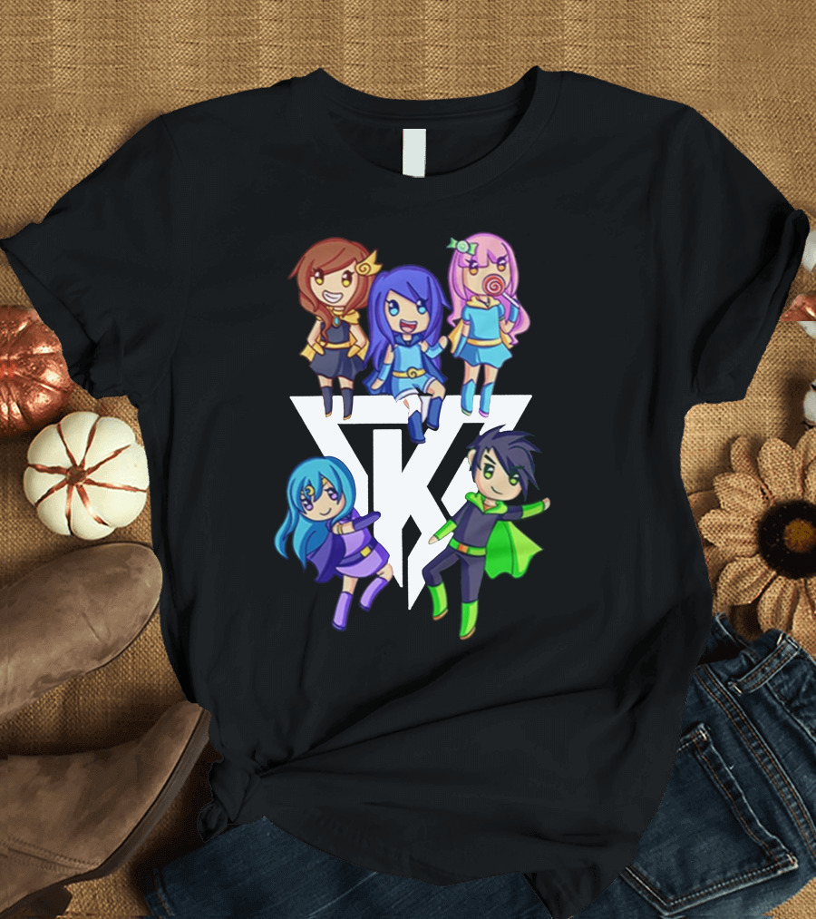 itsfunneh Merch KREW Characters T-Shirt