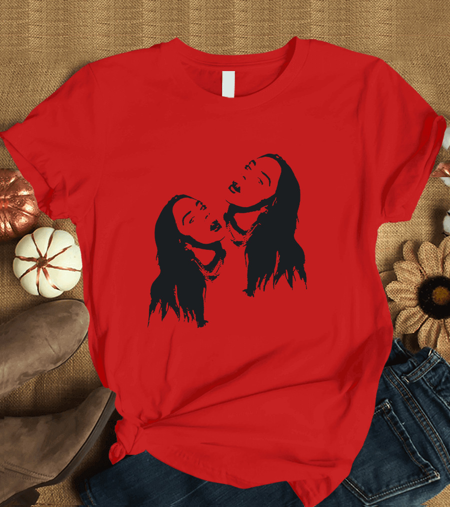 Billie Eilish Merch Stay Home Red Double T-Shirt
