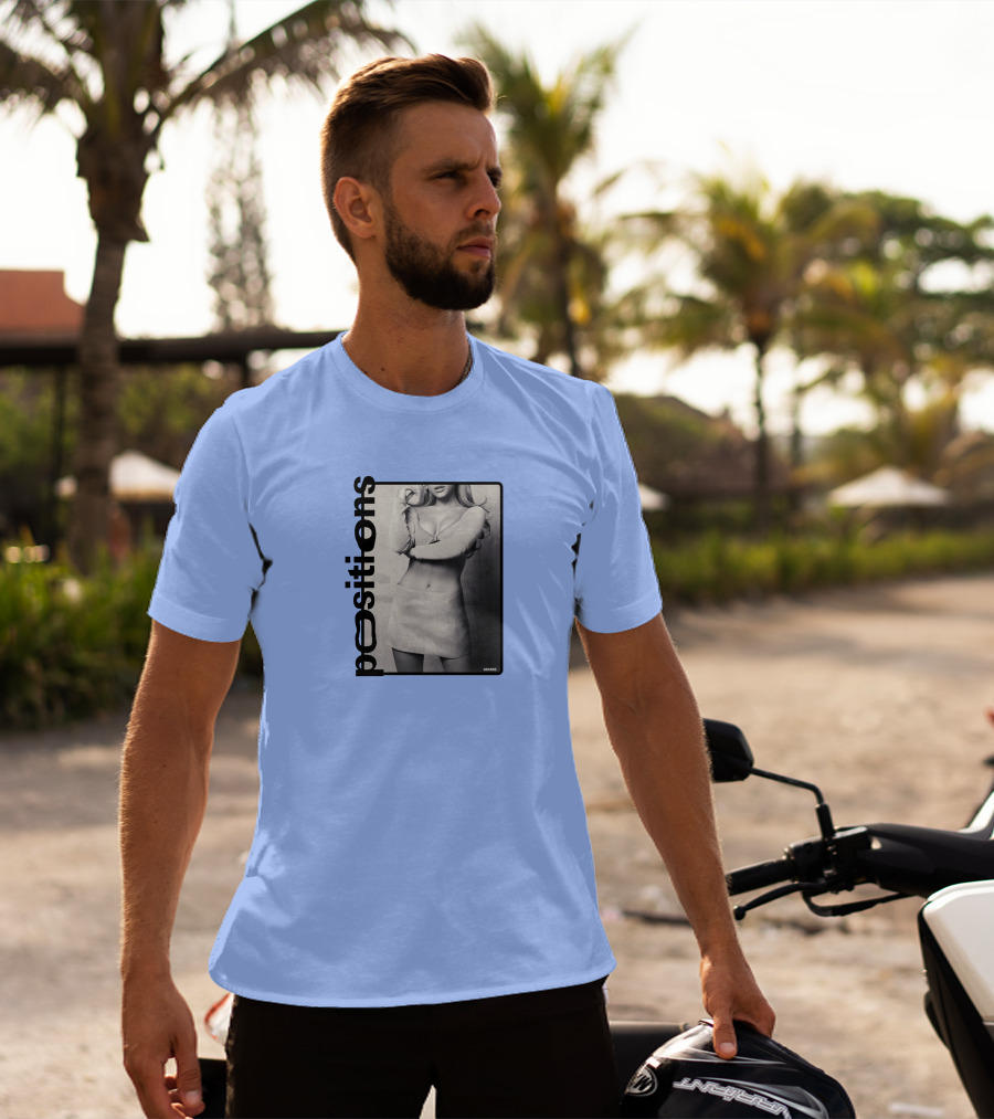 Positions Ariana Grande Black And White Photo Merch T-Shirt